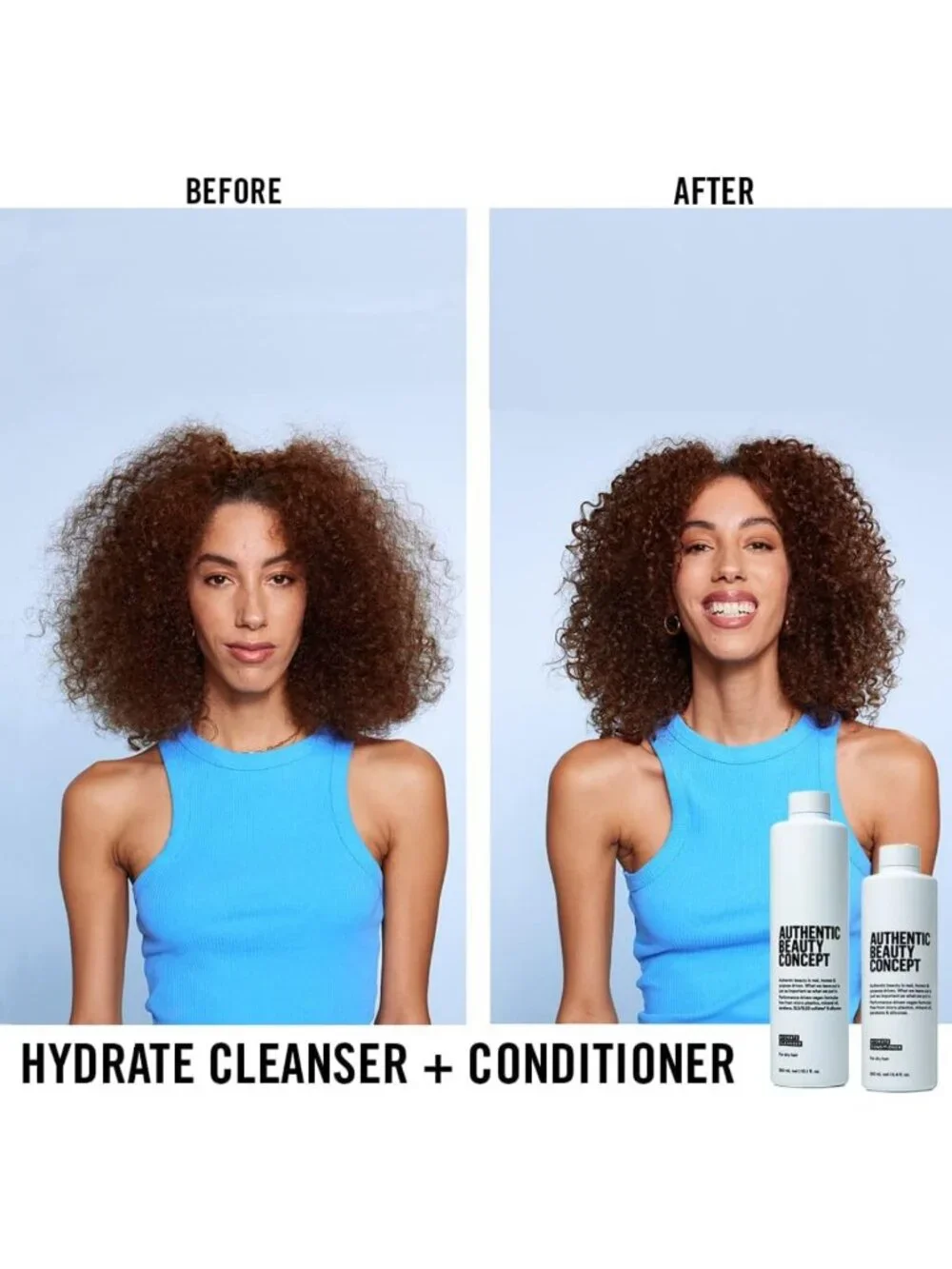 Hydrating Cleanser & Shampoo for Normal to Dry Curly Hair | Moisture, Shine